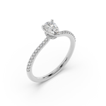 Load image into Gallery viewer, REJ11626 Hidden Halo Ring