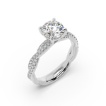 Load image into Gallery viewer, REO11629 Infinity Shank Ring